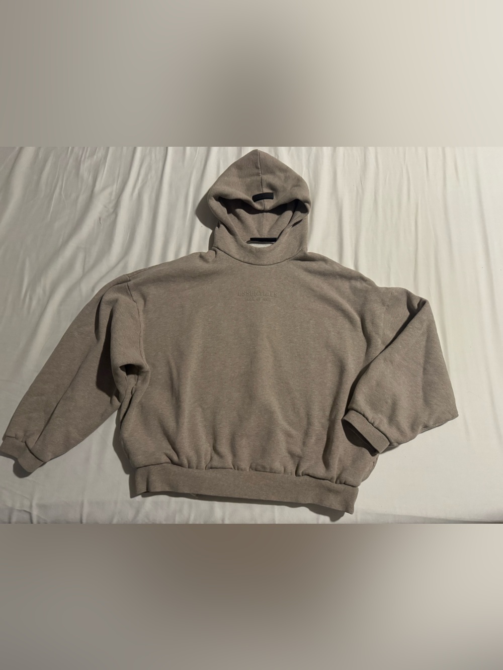 Oversized boxy Essentials Fear of God High neck hoodie